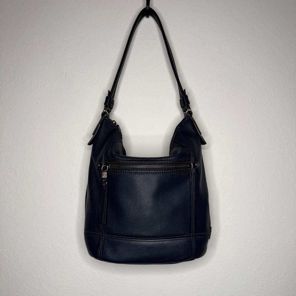 The Sak Sequoia Indigo Leather Shoulder Bag OS - Picture 2 of 13